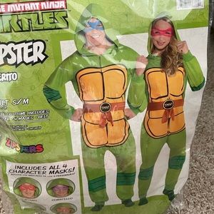 Adult Teenage Mutant Ninja Turtles Zipster, NWOT, Size Small/Medium, Unisex